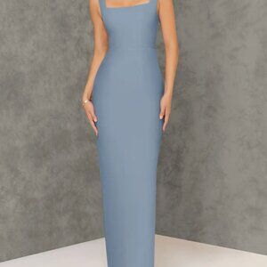 Azazie Flori Dusty Blue Size A4 - Not altered!